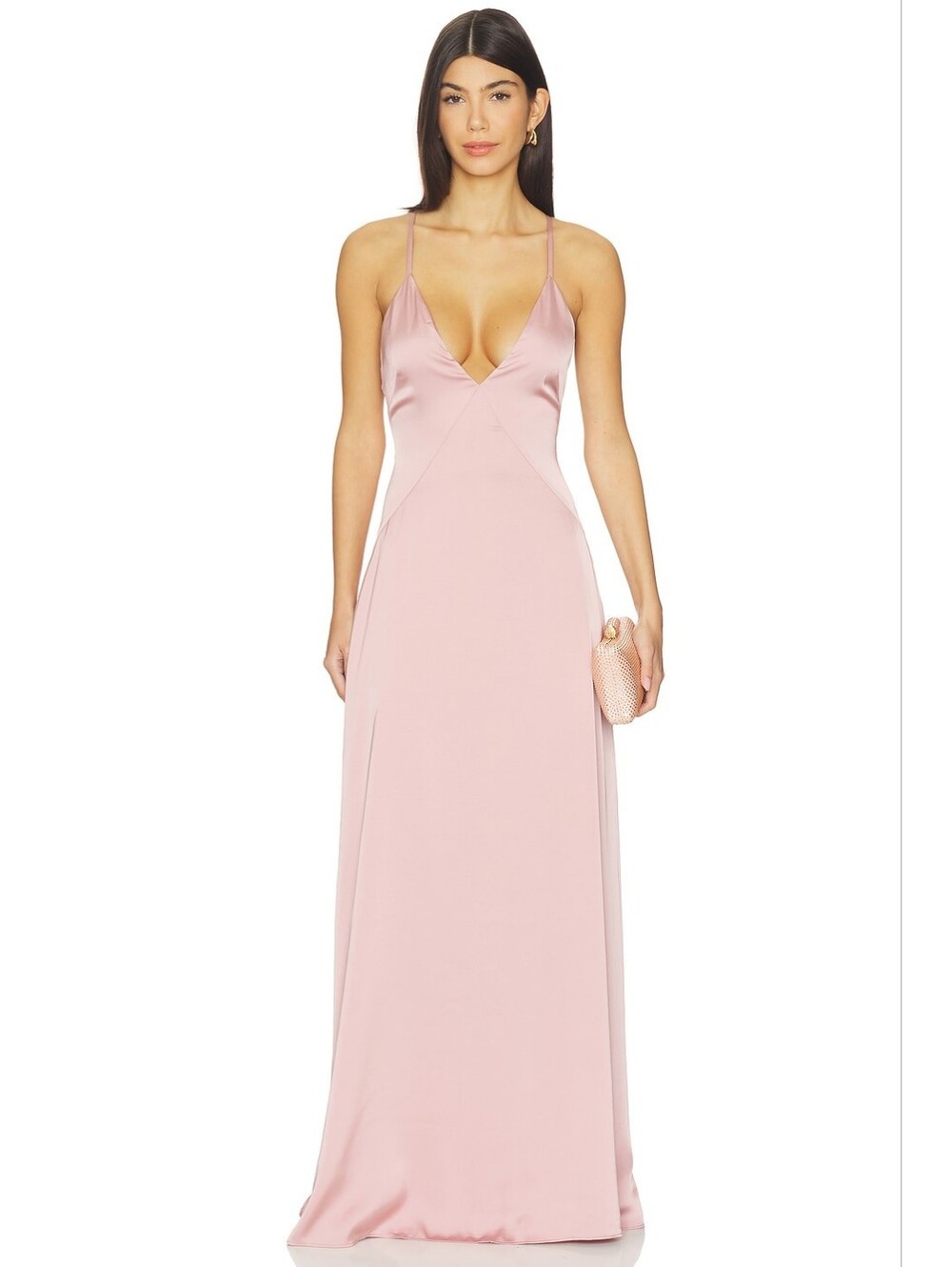 Lovers and Friends Gaia Gown in Mauve Pink